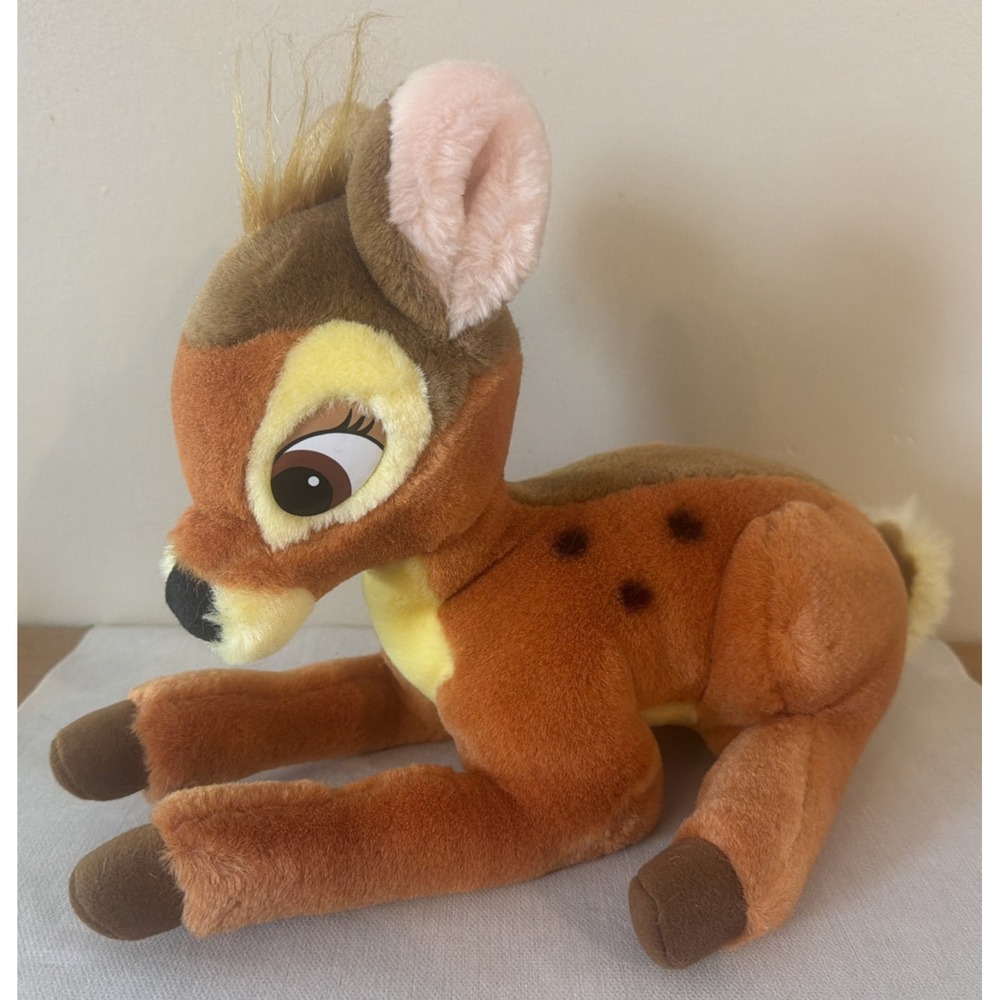 Vintage DISNEY 9" BAMBI PLUSH - Excellent Condition